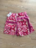 Satin Shorts High Waist pink floral Baden-Württemberg - Hilzingen Vorschau