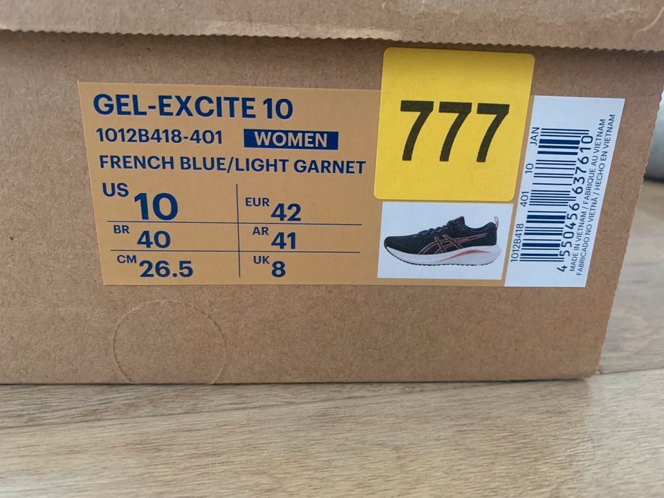 Asics Laufschuhe Gel Excite 10 Ortholite Größe 42 in Lüneburg