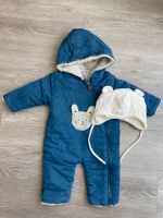 Neugeborenen Set gefütterter Baby-Overall+Mütze, Gr. 56, 0-3 Mo. Baden-Württemberg - Lörrach Vorschau