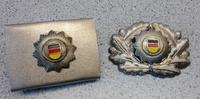 DDR Kasernierte Polizei KVP Koppelschloss Mützen Kokarde Replikat Schwerin - Altstadt Vorschau