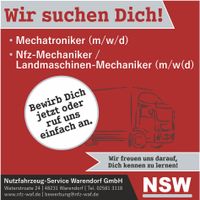 Kfz-Mechatroniker Nfz, Landmaschinen-Mechaniker gesucht Nordrhein-Westfalen - Warendorf Vorschau