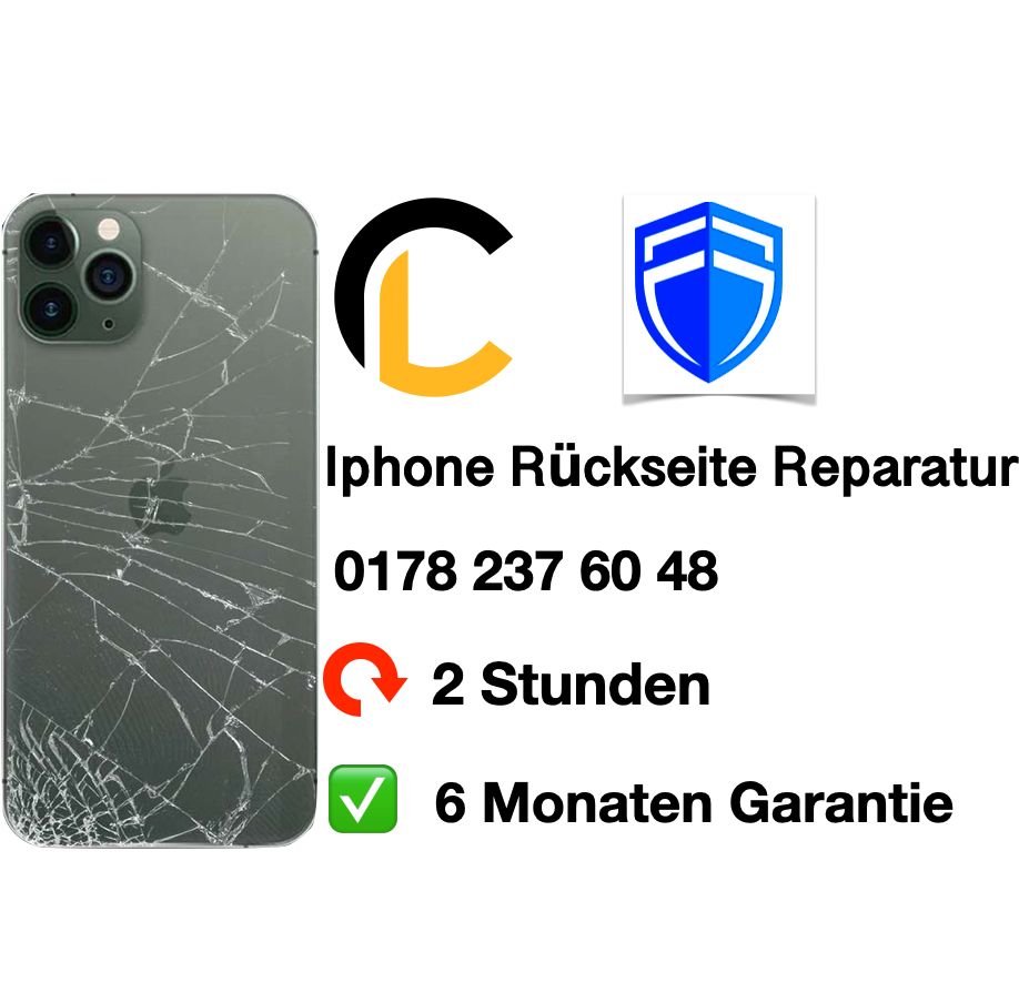 Professional iPhone Backcover Reparatur (Rückseite 13.12.11.X 8… in Essen