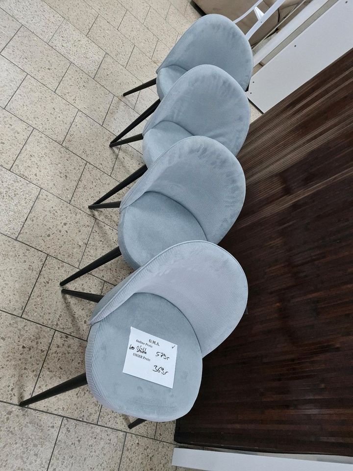 Stuhl Stühle Küchenstühle Esszimmerstühle 4er-Set Möbel UVP 579€ in Herbstein