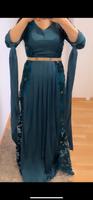 Kurdisches Kleid / Fistan – Petrol mit Glitzerblumen Bielefeld - Sennestadt Vorschau