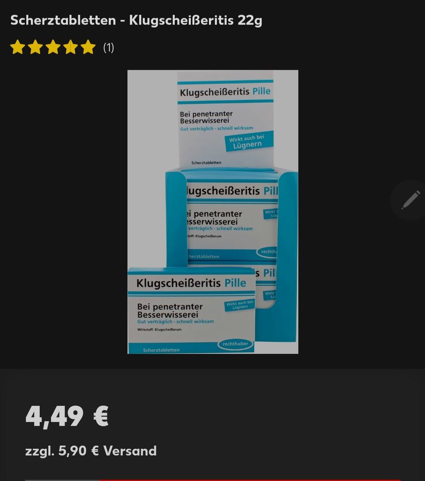 Scherzartikel z.B. Anti Besserwisser NEU/OVP in Langenfeld