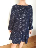 Kleid Ausgehkleid  blau mit kleinen Sternchen Baumwolle Gr . 38 Baden-Württemberg - Salem Vorschau