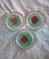3x Vintage Glass Untersetzer aus der DDR Hessen - Heusenstamm Vorschau