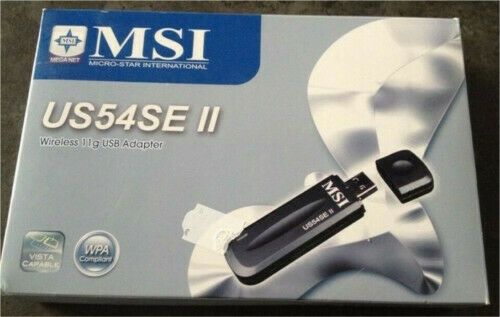 MSI US54SE Wireless 11g USB-Adapter 2.4GHz in Stadecken-Elsheim