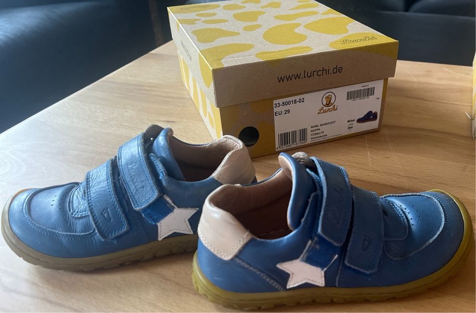 Lurchi Nabil Barefoot Barfußschuhe blau Sneaker in Weilheim i.OB