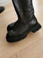 Lederstiefel Boots mit Profilsohle von Mango Baden-Württemberg - Ulm Vorschau