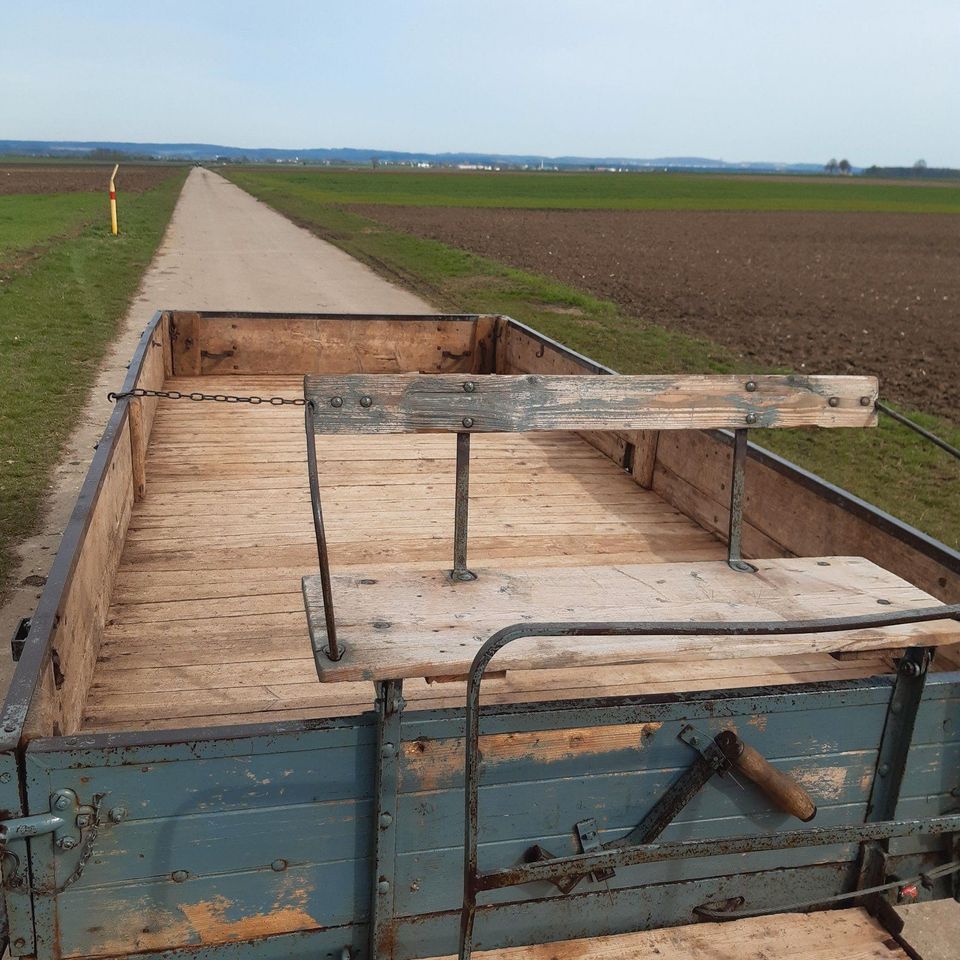 Verkaufe1-Drehkranzkipper, Kipper, Ackerwagen, Gummiwagen, 3200kg in Nördlingen