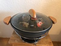 Silit Silargan Wok mit Glasdeckel Asia Fondue Set Bayern - Augsburg Vorschau