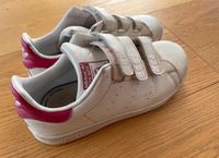 Adidas Stan smith Sneaker Turnschuhe weiß pink Gr. 32 Hessen - Fulda Vorschau