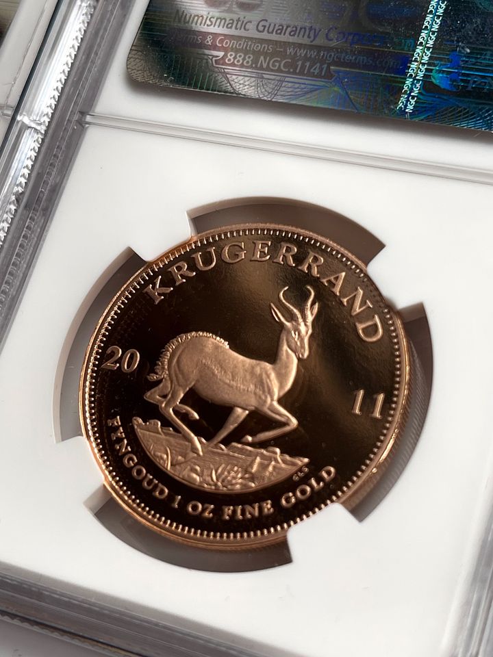 Krügerrand – 2011 – Set – One of First 300 – 4 Goldmünzen Proof in Wiesbaden