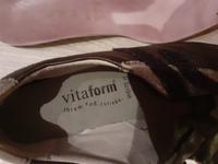 Halbschuhe Klettverschl. Gr. 38 Weite H braun/silbern Vitaform Sachsen - Bahretal Vorschau