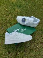 Lacoste Schuhe Sneaker echt Leder 44,5 Neu mit Karton Bayern - Stein Vorschau