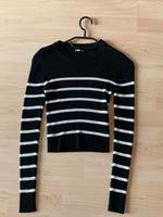 Sweatshirt, schwarz weiß gestreift, Größe M Bayern - Witzmannsberg Vorschau