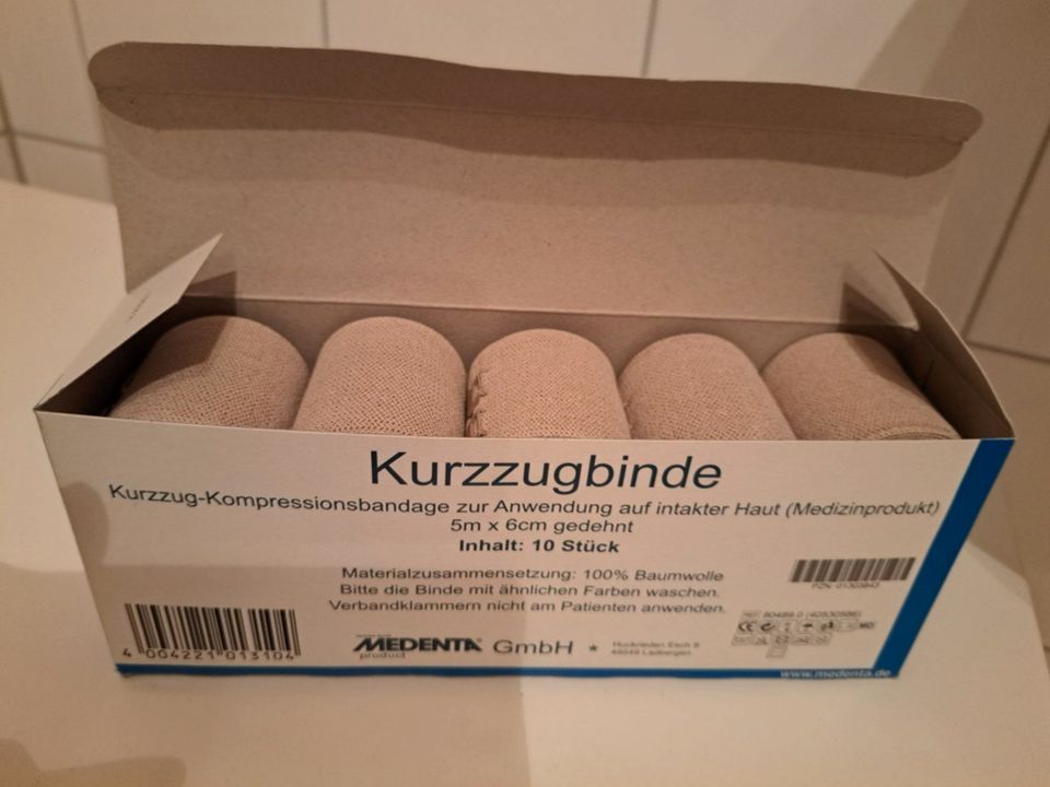 MEDENTA Kurzzug-Kompressionsbandagen - NEU - Breite: 6cm in Roßtal