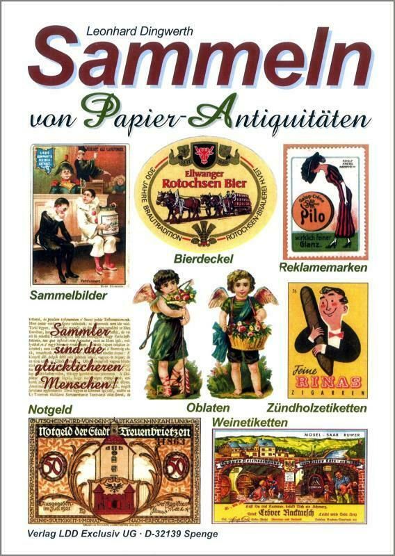 Dingwerth Sammeln von Papier-Antiquitäten Sammelbilder Werbemarke in Bünde