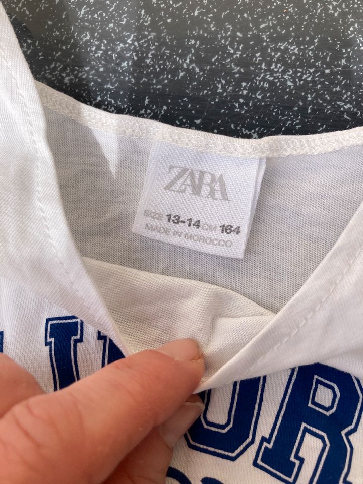 Zara~ 2 x Shirt  Gr. 152 164 Mädchen Top in Hessisch Lichtenau