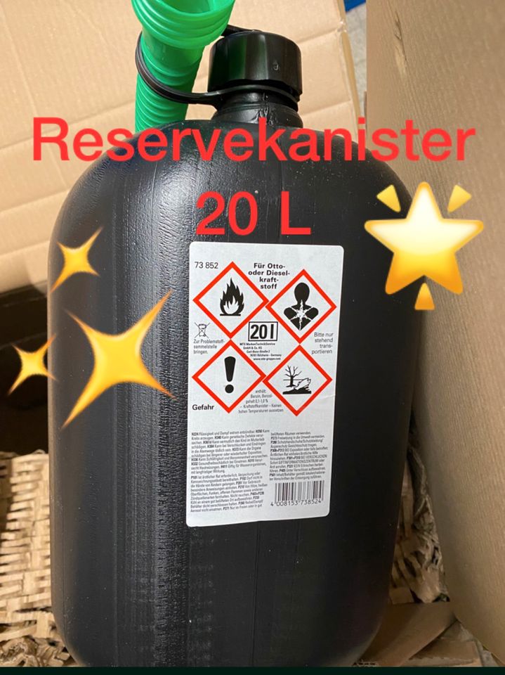 Benzinkanister Kraftstoffkanister Reservekanister 20 Liter in Frankenthal (Pfalz)