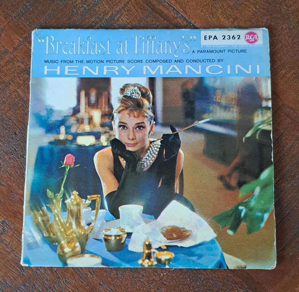 LP alte Schallplatte Breakfast at Tiffanys, Henry Mancini in Nabburg