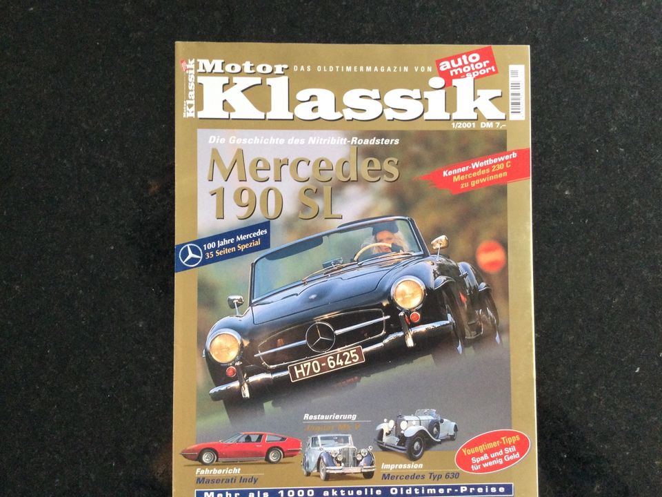 Motor Klassik Magazine : Mercedes 190 SL und Pagode in Scharbeutz