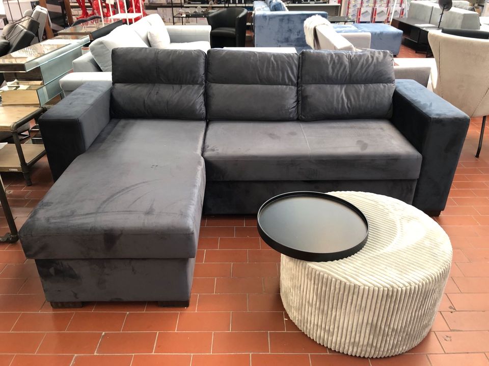 Ecksofa, Schlafsofa, "Akel", Couch mit Schlaffunktion & Stauraum in Bremen