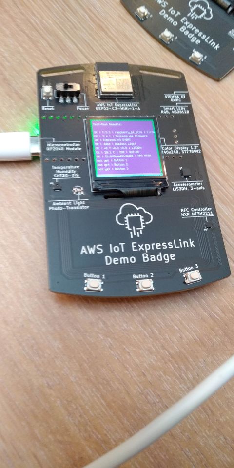 AWS IOT Expesslink Demo Badge, Top Zustand in Nürnberg (Mittelfr)