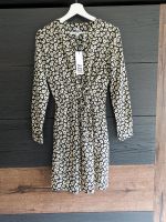 JDY Piper Kleid Dress Schwarz Creme Muster Flora Langarm Baden-Württemberg - Horb am Neckar Vorschau