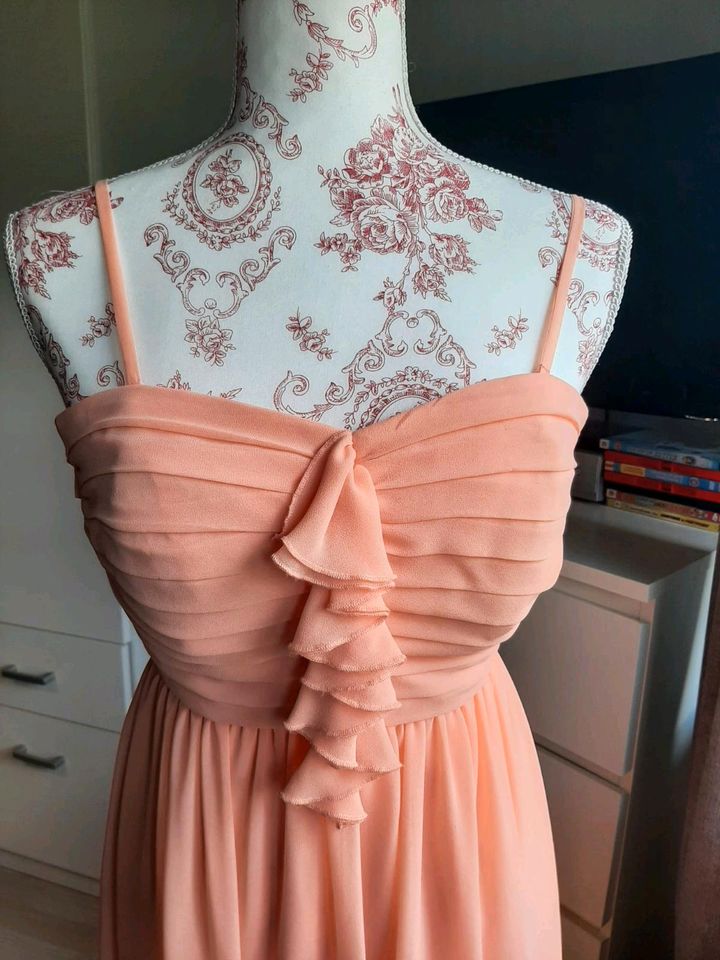 Kleid - Cocktailkleid - Jake's Gr. 34 - apricot in Drolshagen