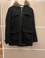 H&M Mantel schwarz Fellkapuze Größe 42 Hamburg - Wandsbek Vorschau