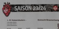 1.FC Kaiserslautern - Eintracht Braunschweig Ticket Gästeblock Nordrhein-Westfalen - Soest Vorschau