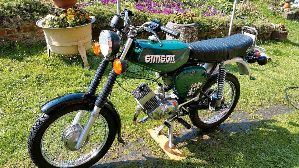 Simson S51 in Auerbach (Vogtland)