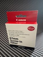 Canon Regularfilter 67mm (Klarglas-Schutz-Filter) OVP Bremen - Borgfeld Vorschau