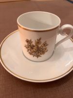 Alt Tischenreuth Espresso Tasse Porzellan goldene Blume Nordrhein-Westfalen - Netphen Vorschau