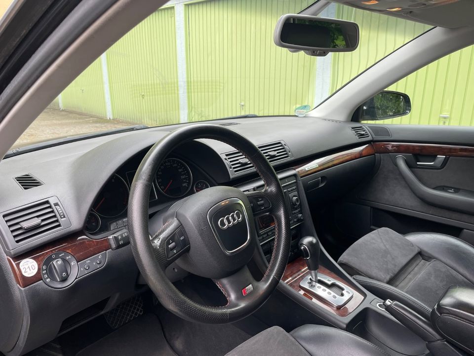 Audi A4 3.0 TDI 3x Sline Liebhaber Voll Scheckheft 8f. Bereift in Langen (Hessen)