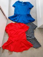 H&M T-Shirt Oberteil Gr. M 38 40 rot schwarz blau gestreift neu Niedersachsen - Schüttorf Vorschau