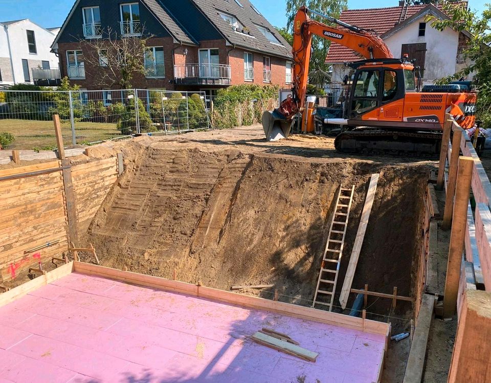 Erdbau - Baugruben - Verbau - Spezialtiefbau in Hamburg