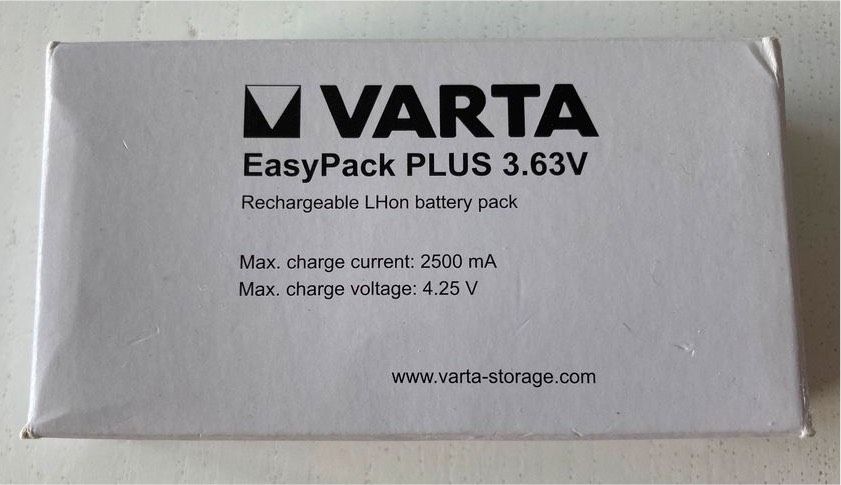 Varta EasyPack PLUS 3.63V Rechargeable Li-Ion Battery Pack / Akku in Hanau