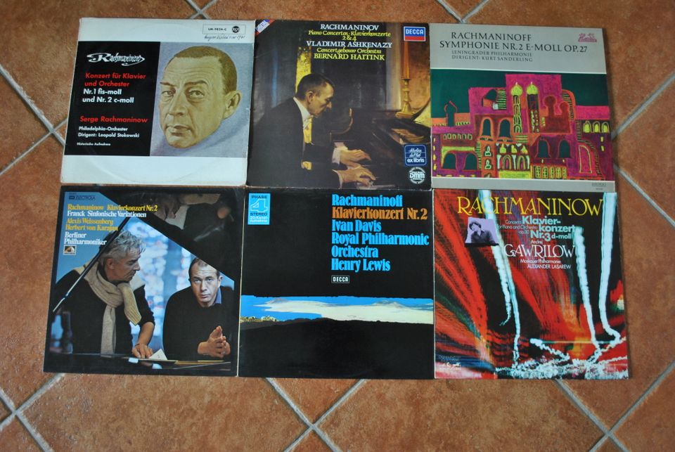 Schumann Rachmaninoff Rachmaninov Rachmaninow Vinyl LPs in Lütjenburg