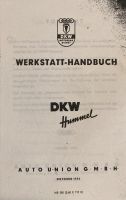 DKW Hummel Werkstatthandbuch von 1954 Rheinland-Pfalz - Horbach (Pfalz) Vorschau