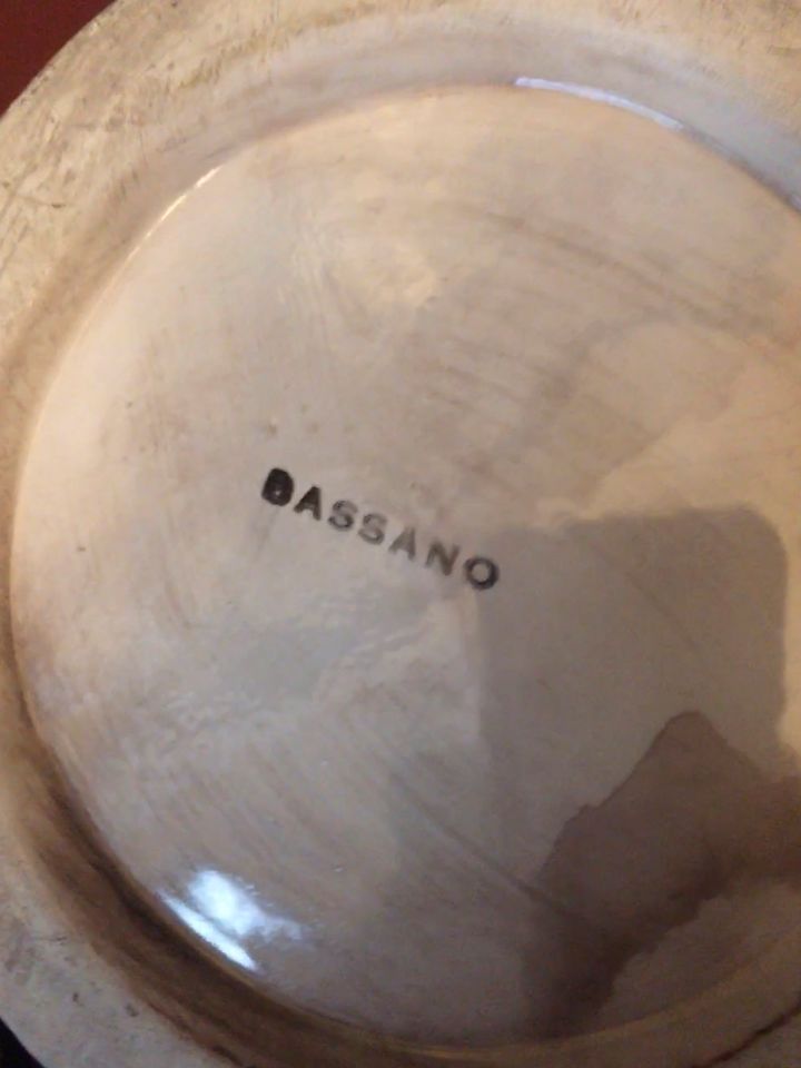 Bassano Bodenvase handgemacht Porzellan Keramik Vintage in Herne