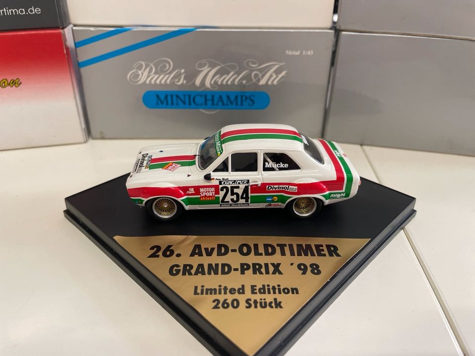 TROFEU P. Mücke GR.II Ford Escort AVD-Oldtimer Grand-Prix 1:43 in Hamburg