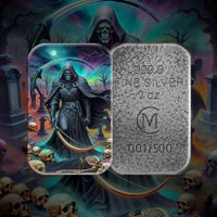 Silberbarren Grim Reaper 2 oz Gussbarren 2024 Antik Sensenmann Niedersachsen - Fürstenau Vorschau