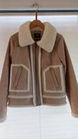 Kurze Jacke mit Kunstfellbesatz, Gr. 42, beige neuwertig, C&A Hessen - Bad Arolsen Vorschau