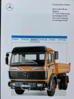 Prospekt Mercedes LKW Kipper 1729 K von 07/1989 Nordrhein-Westfalen - Mettmann Vorschau