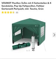 Faltpavillon 3x3 m mit 4 Seitenteilen zu vermieten Thüringen - Gera Vorschau