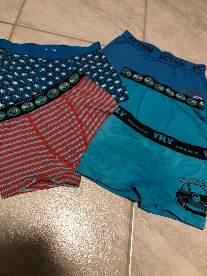 5 Teile Unterwäsche Boxershorts   Größe 116 in Hoyerswerda