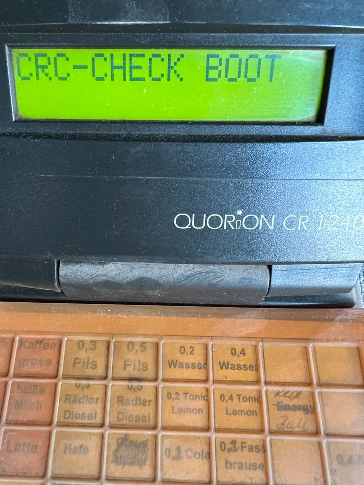 QUORION CR 1240 Registrierkasse Kasse elektronisch Zubehör Ersatz in Köthen (Anhalt)